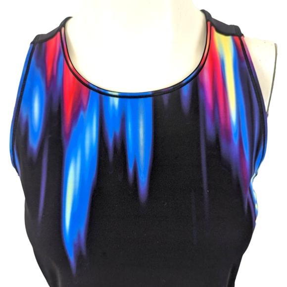 Sweaty Betty Kenza Power Crop Tank Top Womens Medium Black Workout Active - Picture 3 of 10